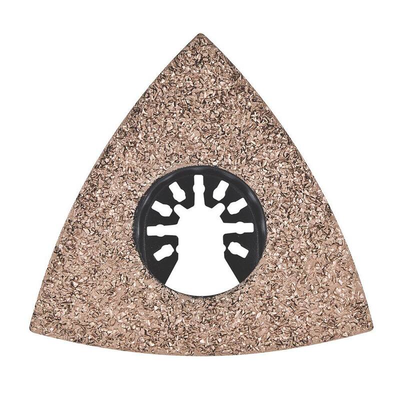 Genesis Universal 3-1/8 pulgadas Quick-Fit Lima Triangular de Carburo de Grano Oscilante con Liberación Rápida - GAMT741