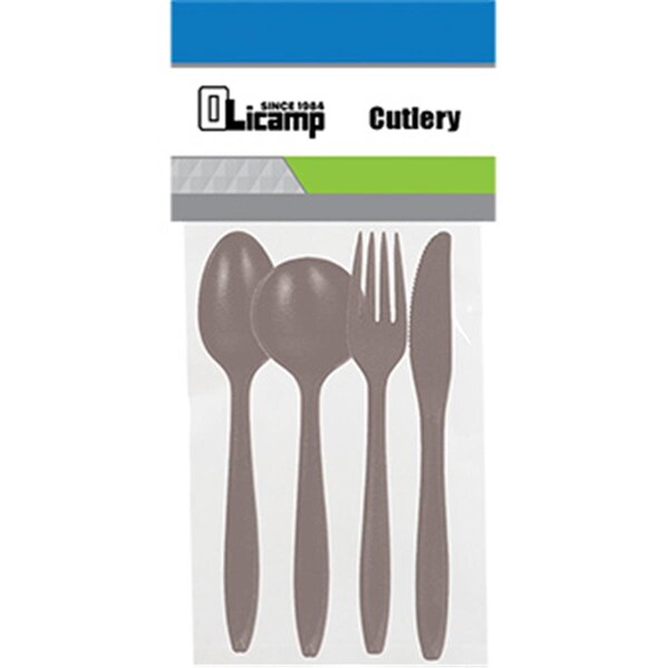 Eat-In Tools Cutlery, 4 Piece - Smoke - EA1819778