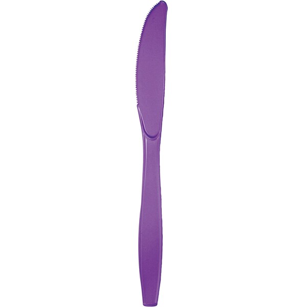 Touch Of Color Amethyst Purple Plastic Knives, 7.5", 288PK - 318906