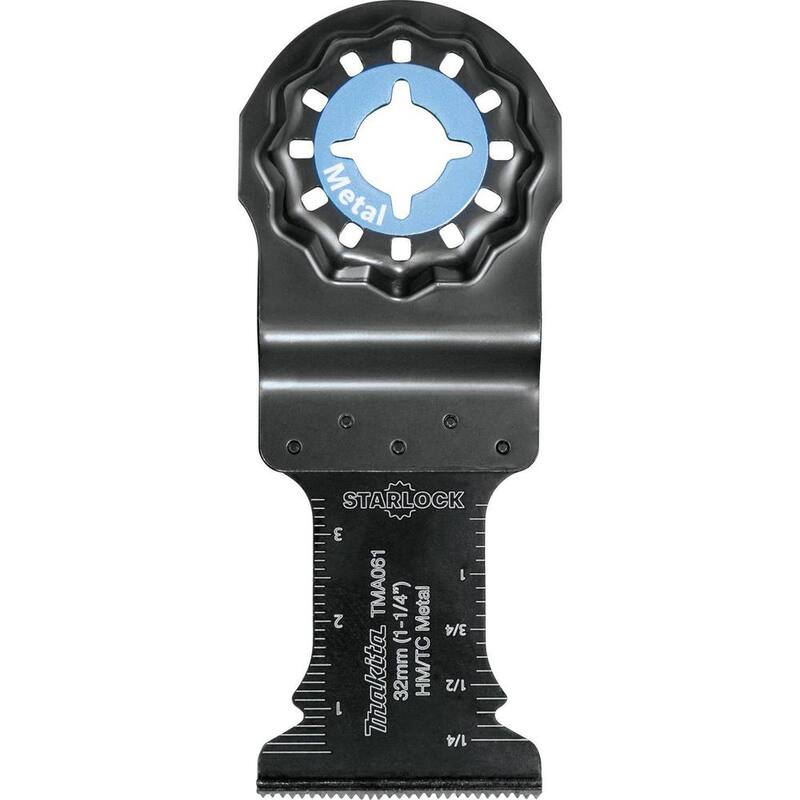 Hoja de metal con punta de carburo Starlock de 1-1/4 pulgadas - B-67119 de Makita