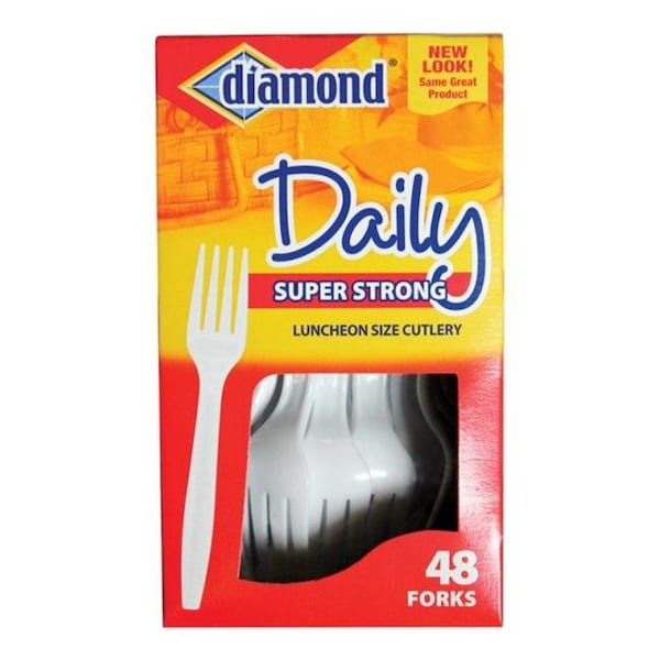 Diamond Diamond 4142600115 Plastic Forks - pack of 12 - 66046