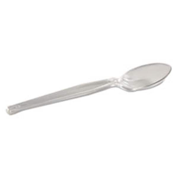 Burenda Blenders DX  Plastic Cutlery Heavyweight Teaspoon - Crystal Clear- 6 in. - BU2966295