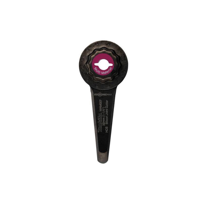Herramienta multifunción oscilante StarlockMax de Makita de acero al carbono de alta calidad para remover selladores y cortar juntas - E-08573