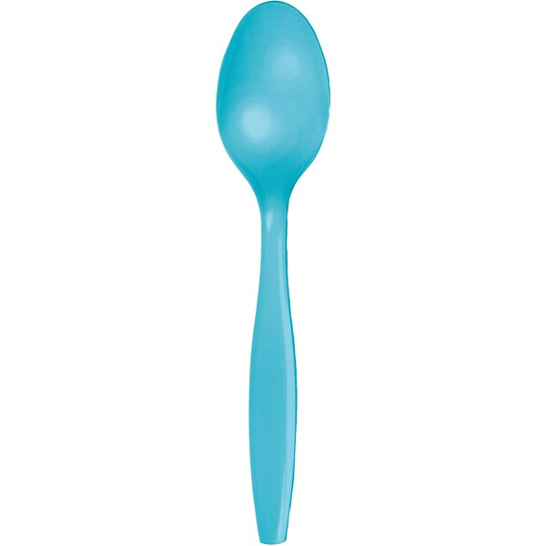 Touch Of Color Bermuda Blue Plastic Spoons, 6.75", 288PK - 010619