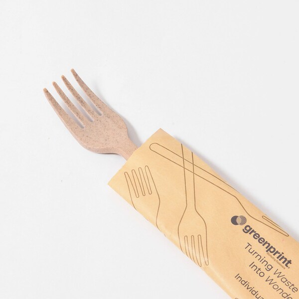 Greenprint Greenprint Agave Based Heavy Weight Natural Agave Forks, Individually Wrapped, 500 ct - F500W