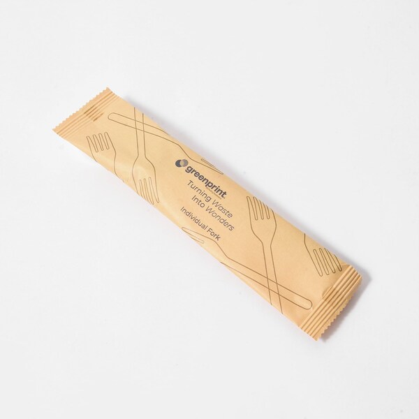 Greenprint Greenprint Agave Based Heavy Weight Natural Agave Forks, Individually Wrapped, 500 ct - F500W