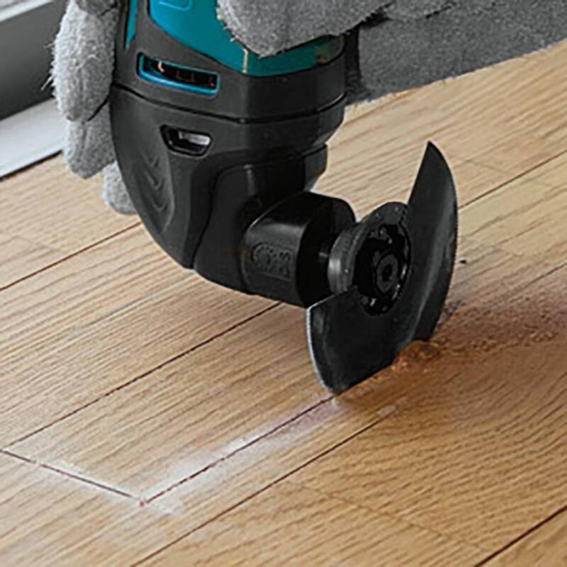 Herramienta multifuncional oscilante Makita Starlock 3-1/4 pulgadas Hoja de sierra segmentada redonda bimetálica - B-67016