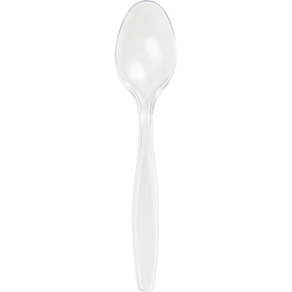 Touch Of Color Clear Plastic Spoons, 6.75", 288PK - 010551