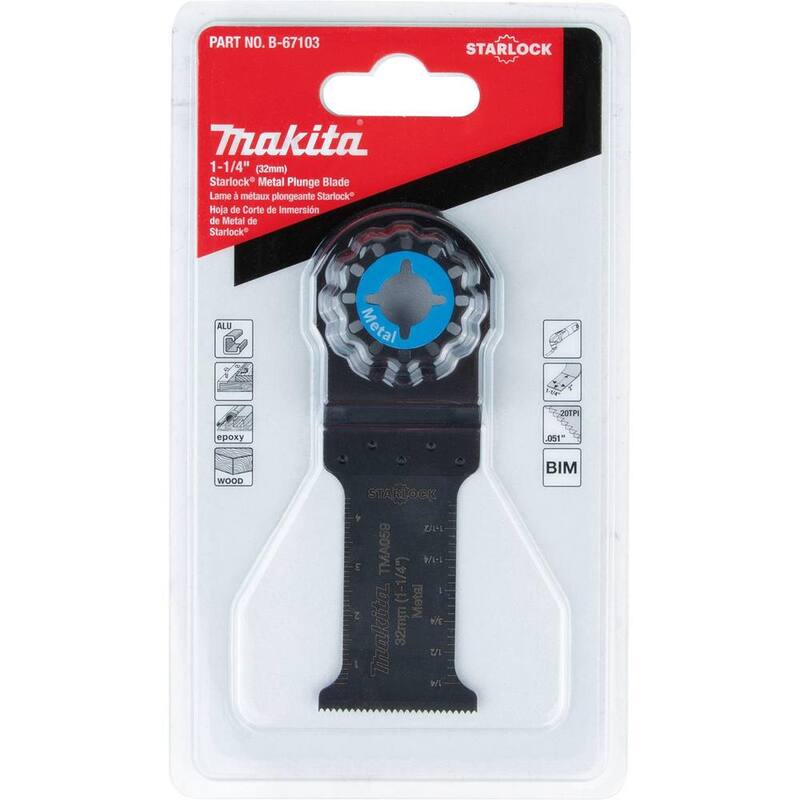 Cuchilla de inmersión metálica Starlock de 1-1/4 pulgadas (BiM) - B-67103
