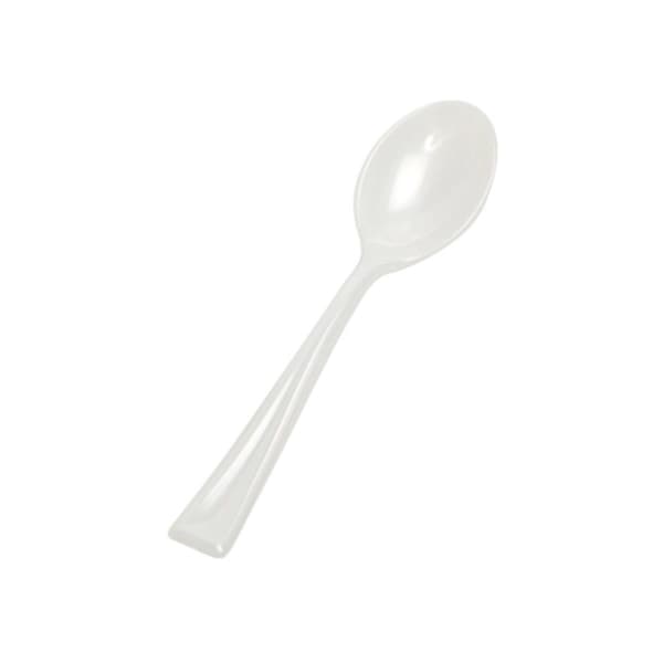 Fineline Settings White Tiny TastersSpoons - 6501-WH