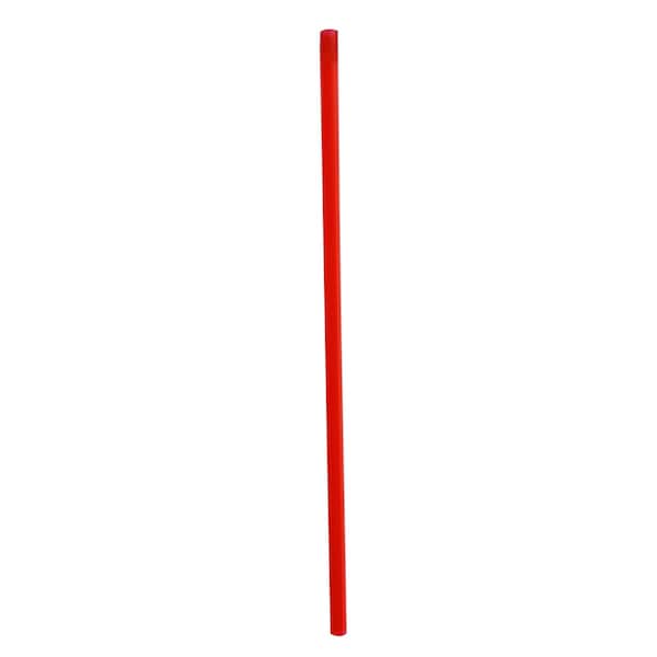 Boardwalk Jumbo Straws, 7.75 in., Polypropylene, Red, 2500PK - BWKJSTUW775RED