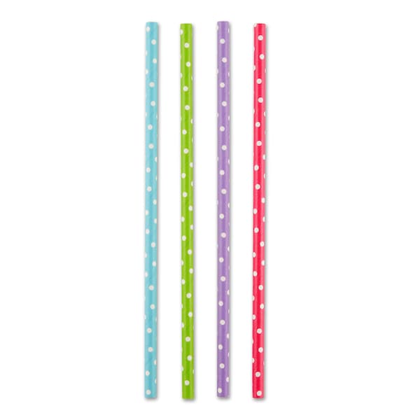 Rsvp International Paper Straw, Dotted, 100 Ct, 100PK - PS-100D