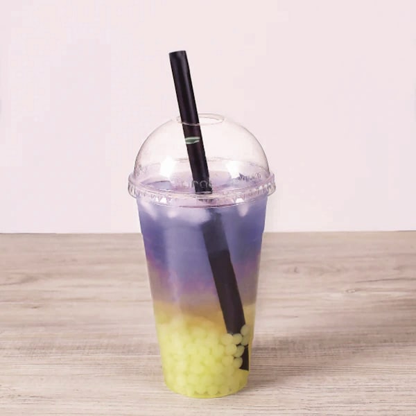 Karat Boba Straws, 9 in., Black, 1600PK - C9060S BLACK