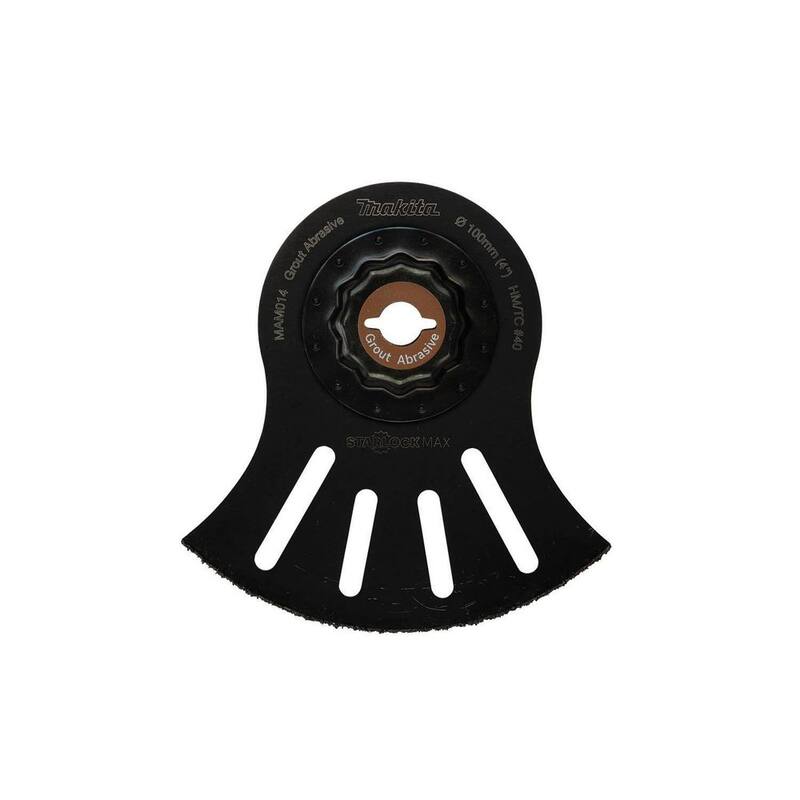 Herramienta múltiple oscilante de 4 pulgadas con punta de metal duro y carburo de tungsteno de 40 pulgadas Makita StarlockMax - E-08626