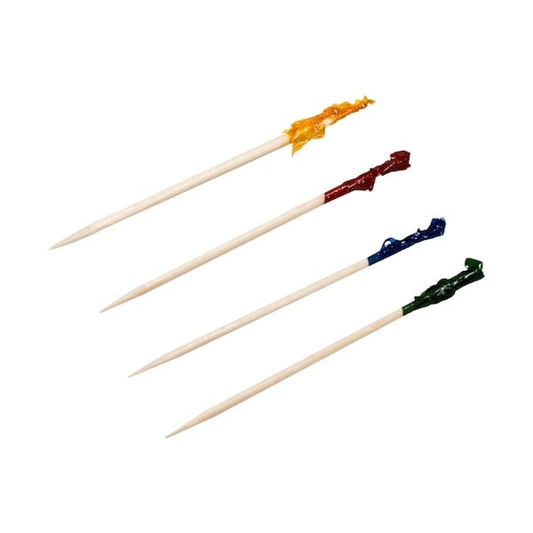 Handgards Handgards 4" Frill Wood Pick, PK1000 - 305214009