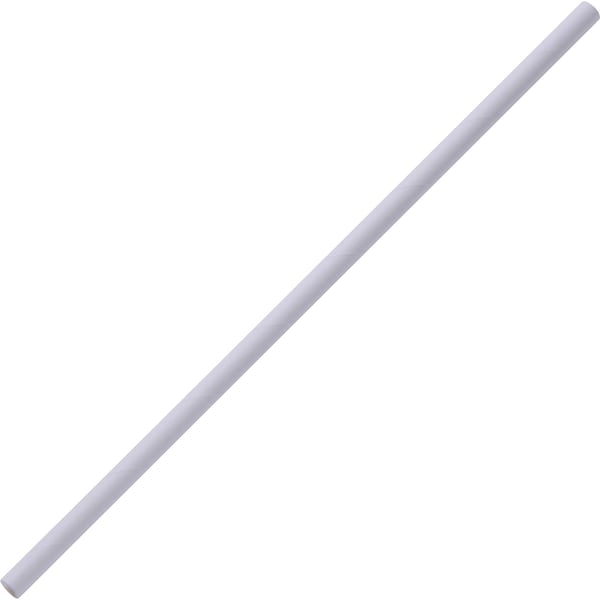 Genuine Joe Paper Straw, Paper, White, PK500 - 58946