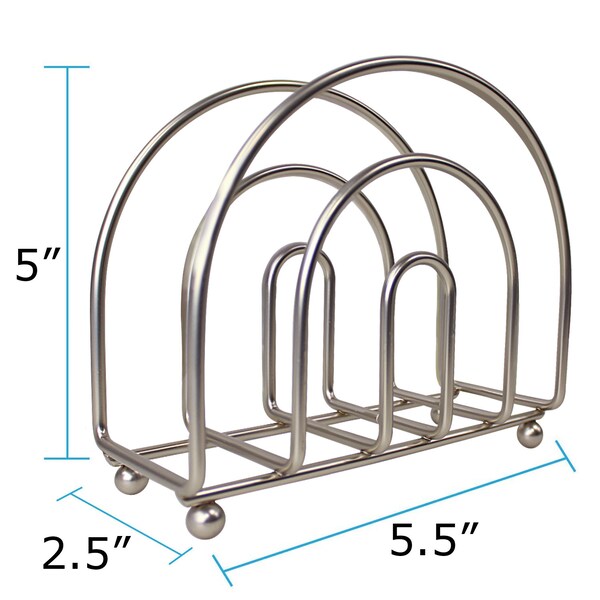 Blue Donuts Blue Donuts Satin Nickel Napkin Holder - BD3931142