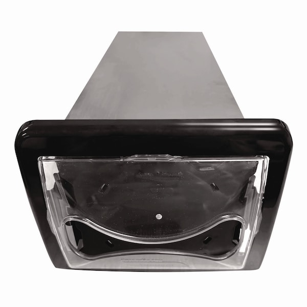 Cascades Pro Tandem In-Counter Interfold Napkins Dispenser, 6.25 x 18 x 6.5, Black - DN200