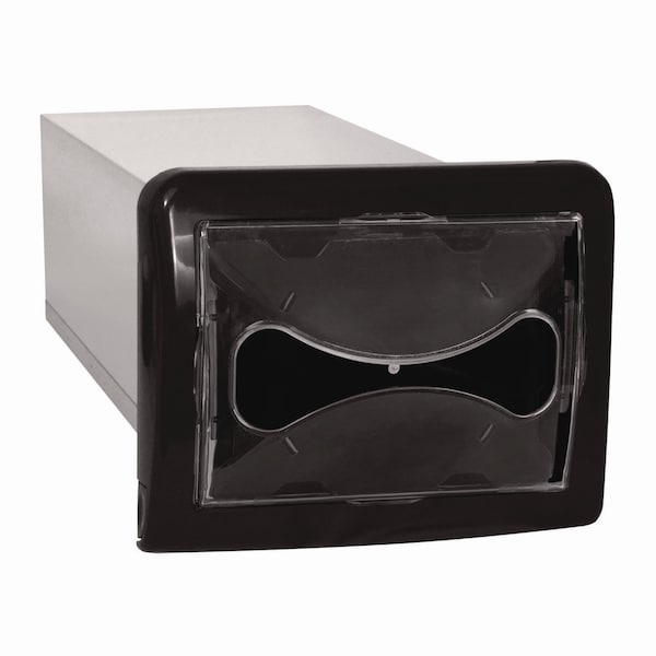 Cascades Pro Tandem In-Counter Interfold Napkins Dispenser, 6.25 x 18 x 6.5, Black - DN200