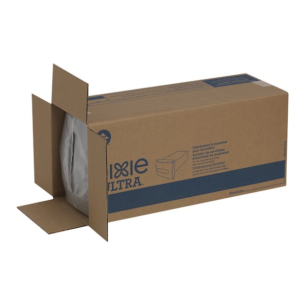 Dixie Napkin Disp, 7 1/4 in, Silver, 18 in, 54316 - 54316