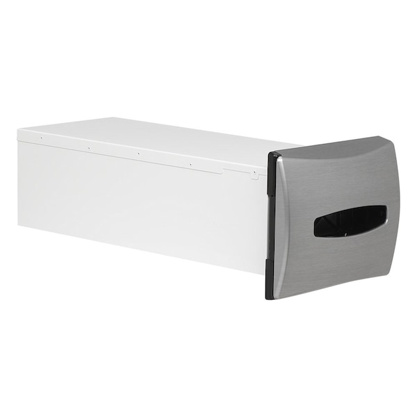 Dixie Napkin Disp, 7 1/4 in, Silver, 18 in, 54316 - 54316