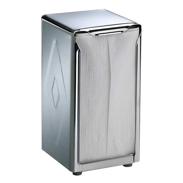 Zoro Select Steel, Color Chrome, 150, Napkin Dispenser - H900XGR