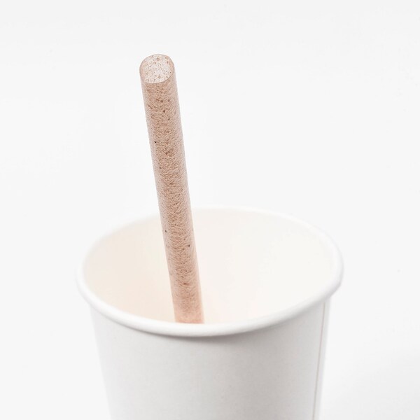Greenprint Greenprint Agave Based Natural Agave Wide 8.25" Standard Straw, Paper Wrapped 1,200 ct - JNA21W