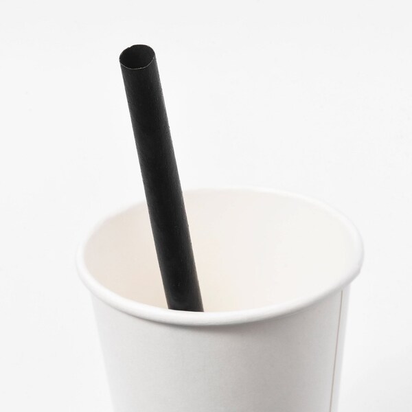 Greenprint Greenprint HoCo Black Agave Boba 10" Straw, Paper Wrapped, 700 ct - BTBPHA21W