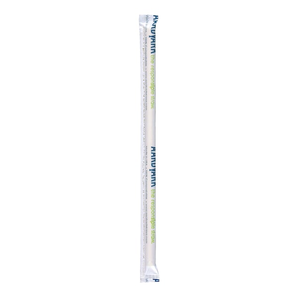 Aardvark 7.75" Kraft Wrapped Giant Paper Straws 2400 PK - 61508211