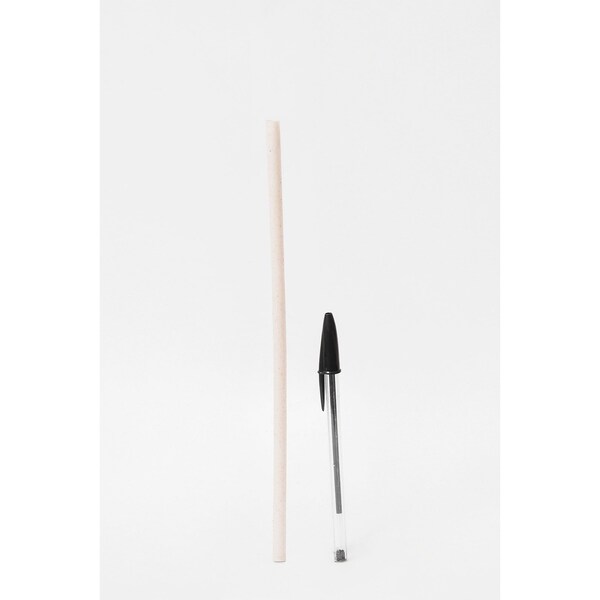 Greenprint Greenprint Agave Based Natural Agave 10" Long Straw, Paper Wrapped 2,000 ct - SNA26W