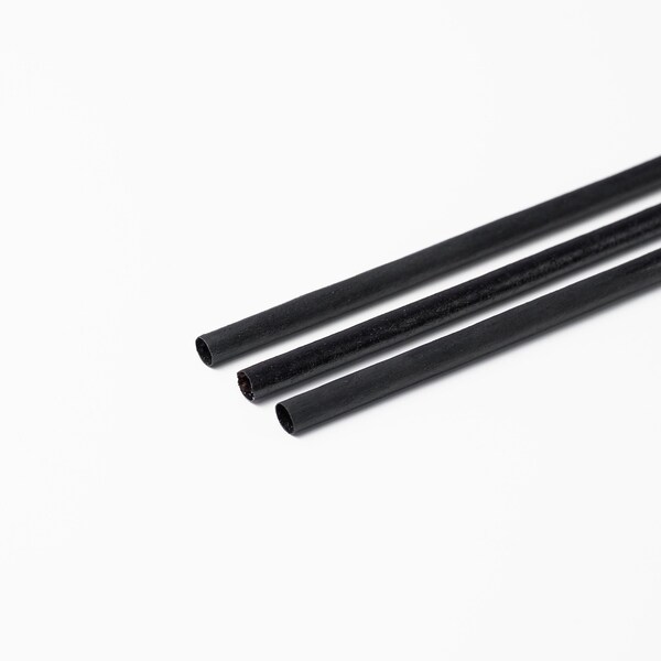 Greenprint Greenprint Agave Based Black Agave 10" Long Straw, Paper Wrapped 2,000 ct - SBA26W