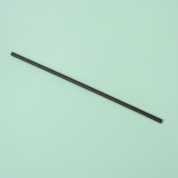 Greenprint Greenprint Agave Based Black Agave 10" Long Straw, Paper Wrapped 2,000 ct - SBA26W
