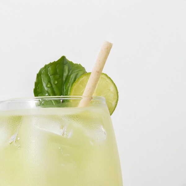 Greenprint Greenprint HoCo Agave 5.9" Cocktail Straw, Paper Wrapped 2,000 ct - SPHA15W