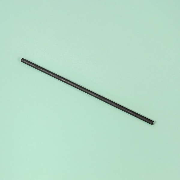 Greenprint Greenprint Agave Based Black Agave 8.25" Standard Straw, Paper Wrapped 2,000 ct - SBA21W