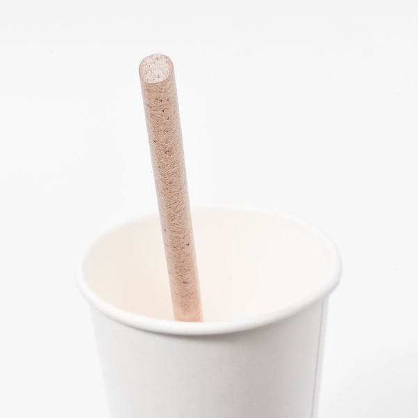 Greenprint Greenprint Agave Based Natural Agave Wide 6" Cocktail Straw, Paper Wrapped 1,200 ct - JNA15W