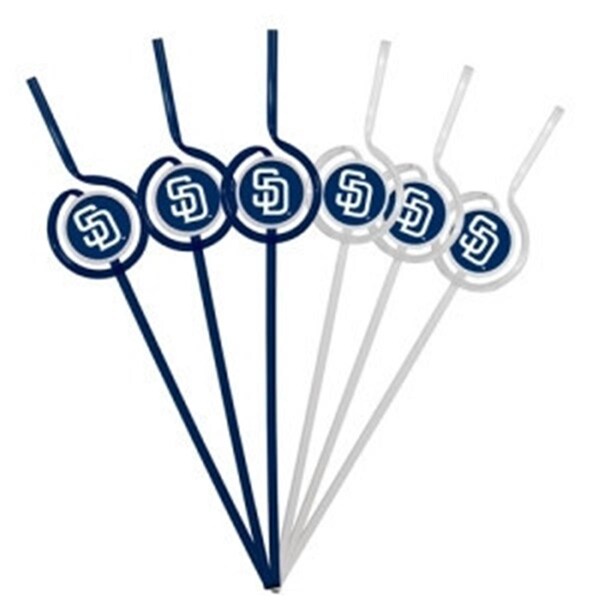 Pangea Brands San Diego Padres Team Sipper Straws - 1558001919