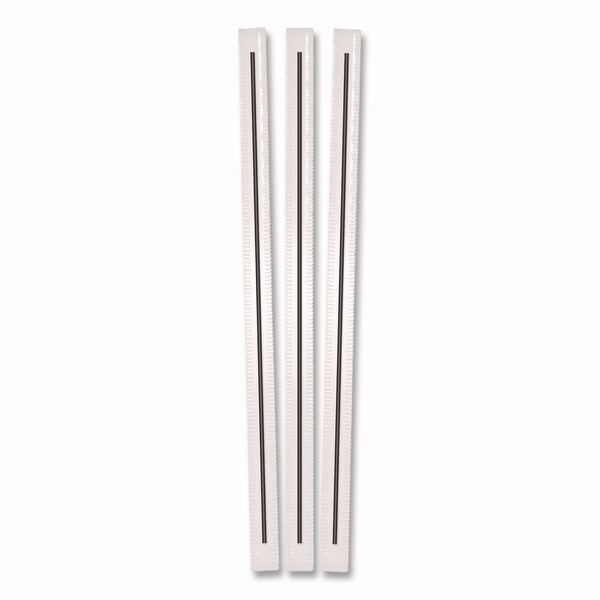 Berkley Square Wrapped Polypropylene Stirrers, 7.75in, Black, 500PK - BEP89378