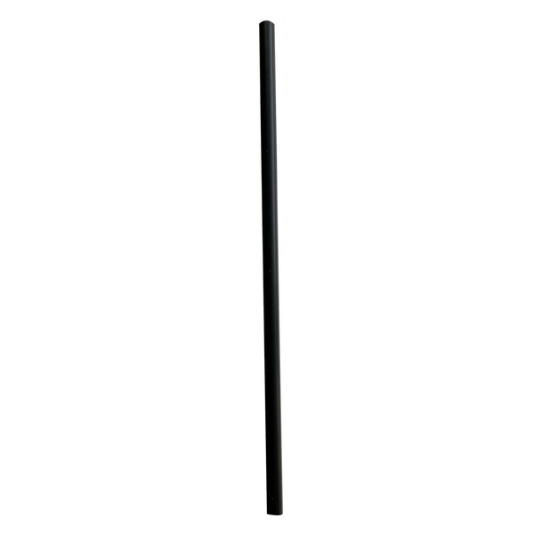 Boardwalk Wrapped Giant Straws, 7.75 in., Polypropylene, Black, 7200PK - BWKGSTW775BK