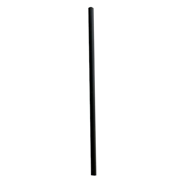 Boardwalk Giant Straws, 7.75 in., Polypropylene, Black, 1500PK - BWKGSTUW775BK