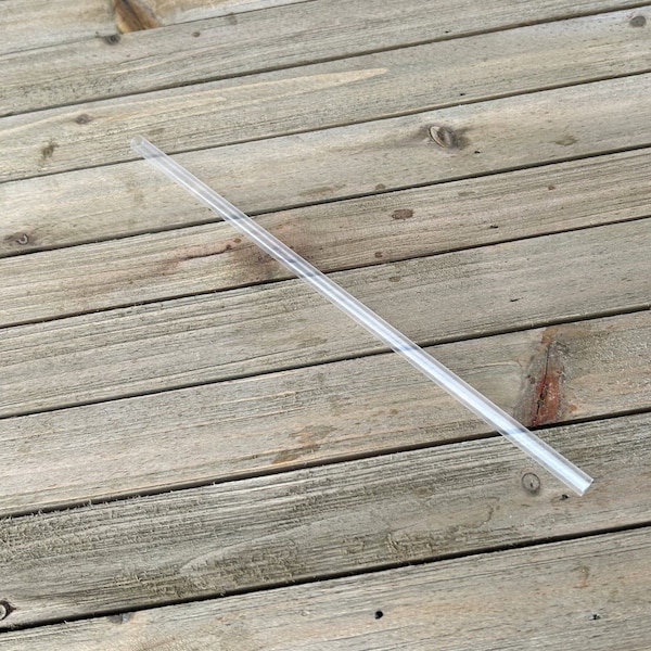 Boardwalk Jumbo Straws, 7.75 in., Polypropylene, Clear, 2500PK - BWKJSTUW775