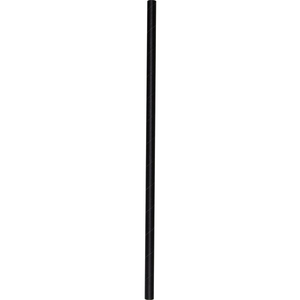 Aardvark 10" Black Giant Paper Straws PK 2800 - 61621099