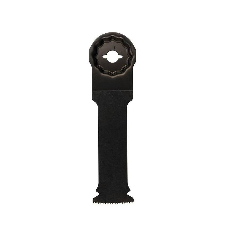 Herramienta Multiusos Oscilante Makita StarlockMax de 1-1/4 pulgadas con Hoja Curva para Corte en Madera de Acero al Carbono de Alta Calidad - E-08551