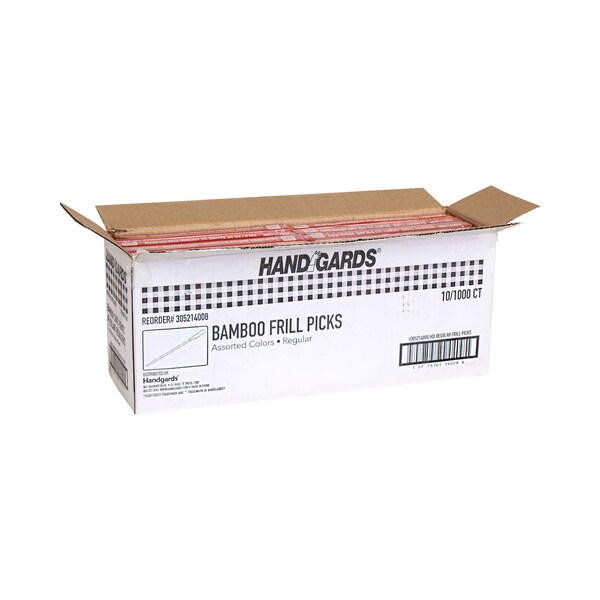 Handgards Handgards 3" Frill Wood Pick, PK1000 - 305214008