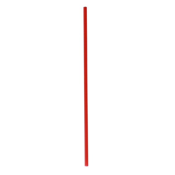Boardwalk Wrapped Jumbo Straws, 10.25 in., Polypropylene, Red, 2000PK - BWKJSTW1025RED
