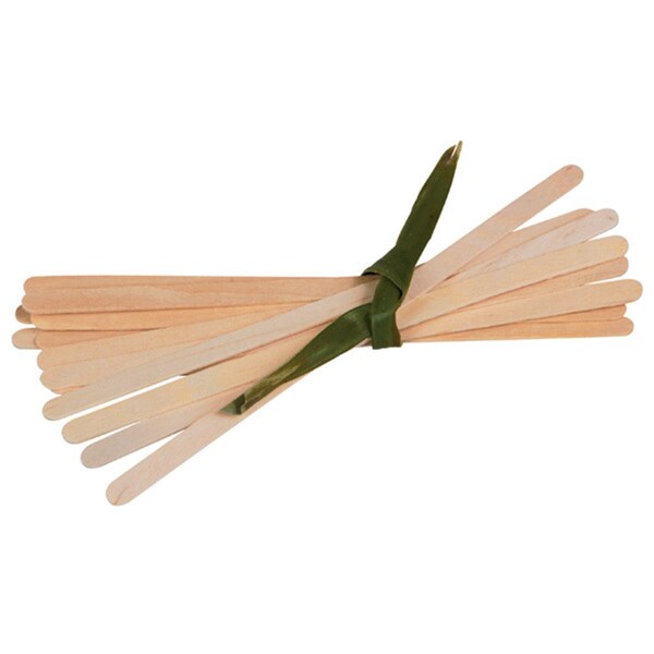 Packnwood 5.5 x 0.24 x 0.04 in. Wooden Coffee Stirrer - 210SPATB14
