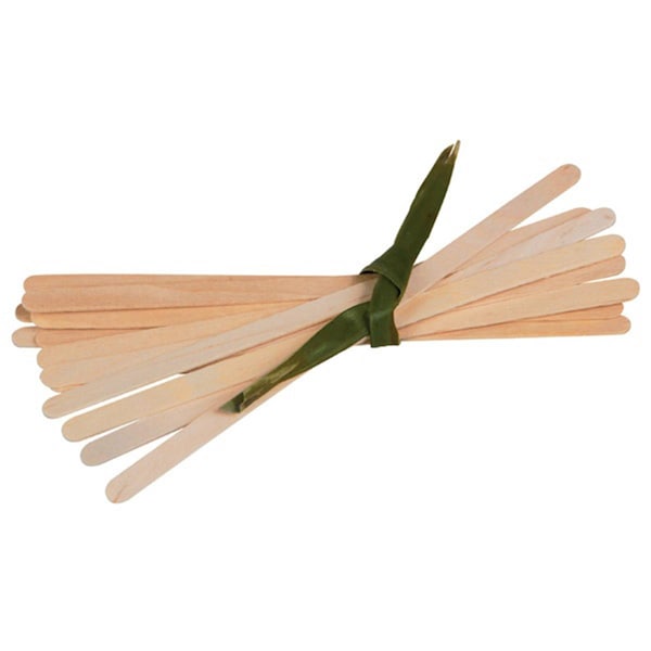 Packnwood 7.1 x 0.24 x 0.04 in. Wooden Coffee Stirrer - 210SPATB18