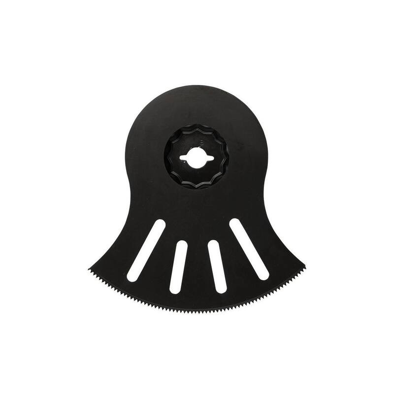 Herramienta múltiple oscilante Makita StarlockMax 4 pulgadas con hoja de sierra segmentada bimetálica - E-08545