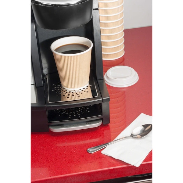 Genuine Joe Vented Hot Cup Lid, 50 / Pack, White, PK50 - GJO10212