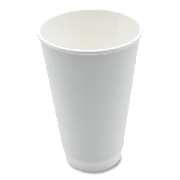 Boardwalk Paper Hot Cups, Double-Walled, 16 oz, White, 500PK - BWKDW16HCUP