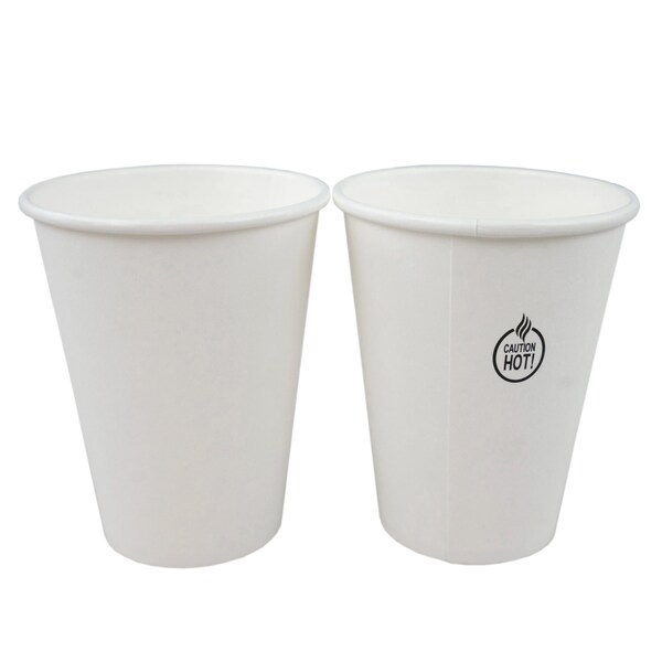 Abena Hot Cup, Abena, 11 cm, white, PE/paperboard, 12 oz Lid is Item No 5198 - 1999910090